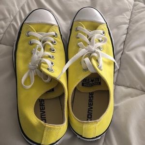 Bright yellow converse